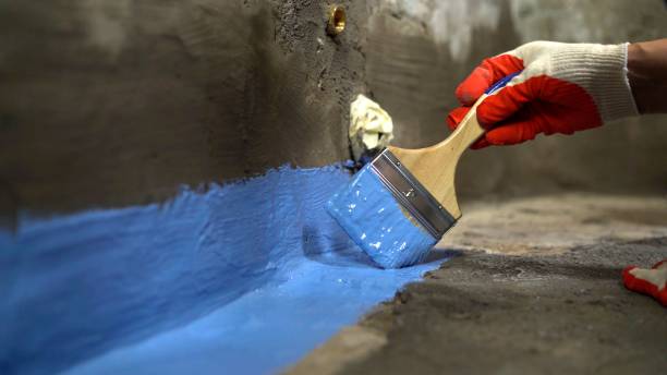 Commercial Foundation Crack Repair project at a Harrodsburg, IN business property by SJ Waterproofing Pros